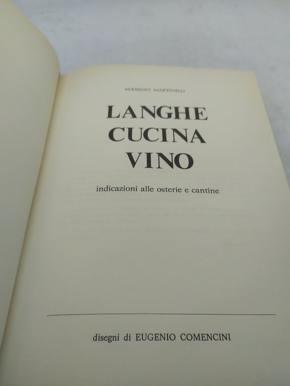 massimo martinelli indicazioni alle osterie e cantine langhe cucina vino