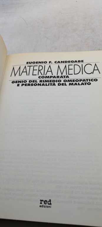 materia medica comparata genio del rimedio omeopatico e personalità del …
