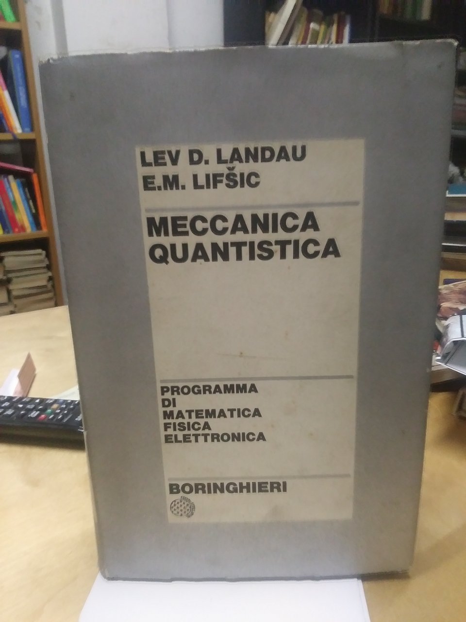 meccanica quantistica programma di matematica fisica elettronica 1969 boringhieri