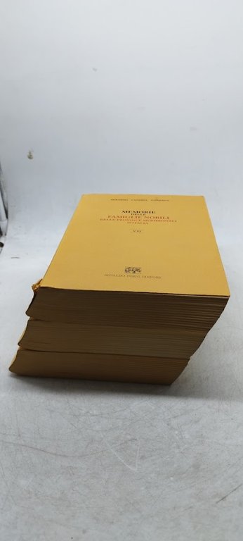 memorie delle famiglie nobili delle province meridionali d'italia 3 volumi