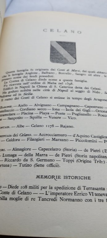 memorie delle famiglie nobili delle province meridionali d'italia 3 volumi