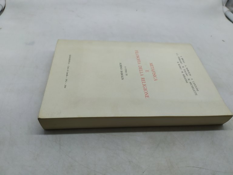 metafisica e filosofia della religione a cura di albino babolin