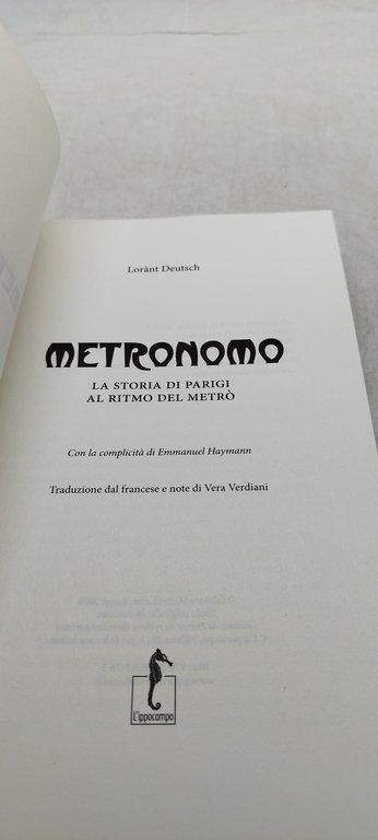 metronomo la storia di parigi al ritmo del metrò lorant …