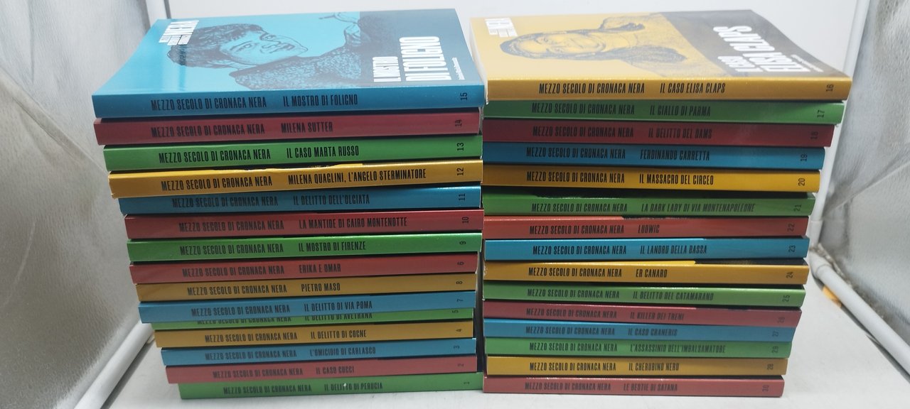 mezzo secolo di cronaca nera 30 volumi