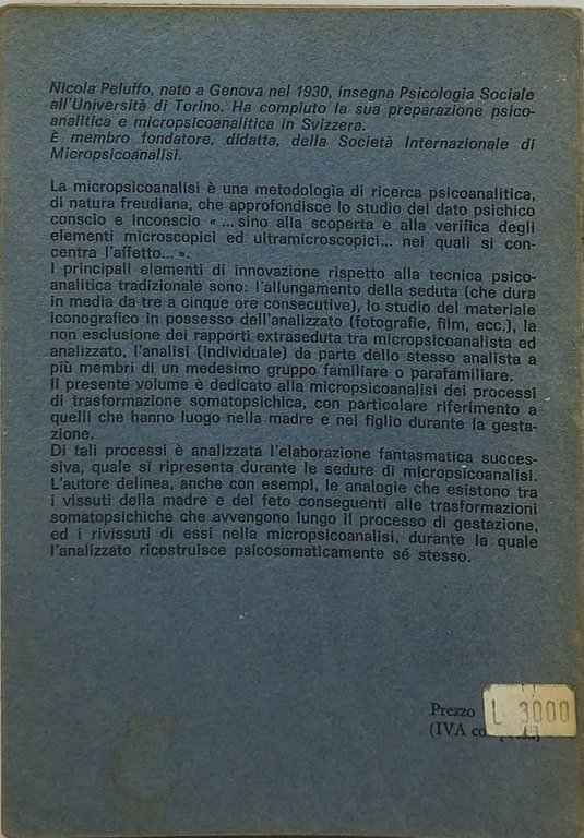 micropsicoanalisi dei processi di trasformazione