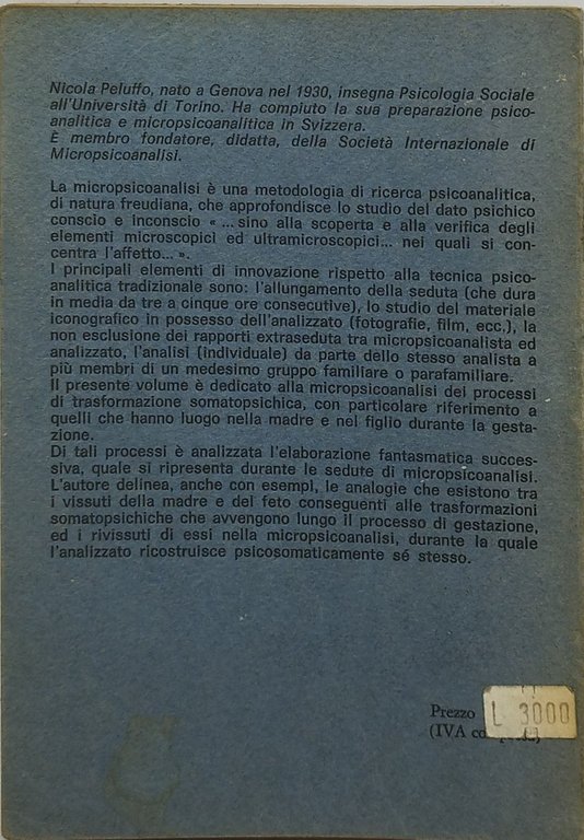 micropsicoanalisi dei processi di trasformazione