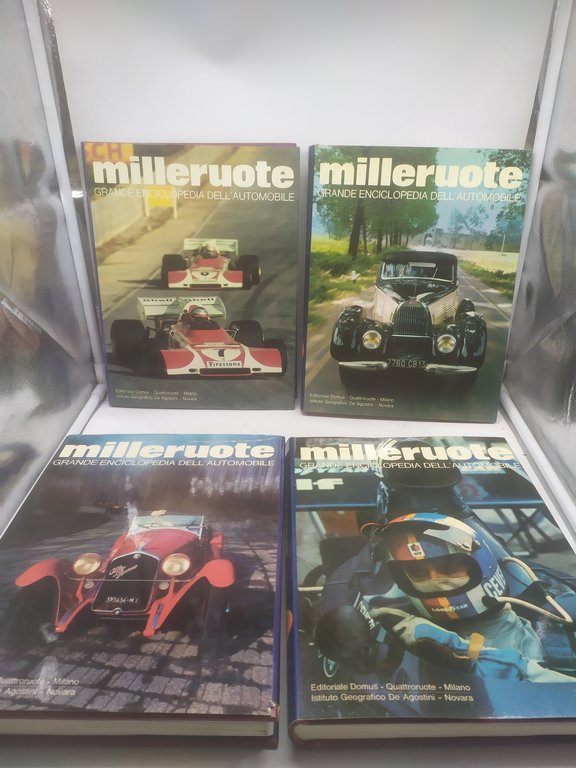 milleruote grande enciclopedia dell'automobile + le moto 11 volumi