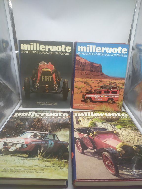 milleruote grande enciclopedia dell'automobile + le moto 11 volumi