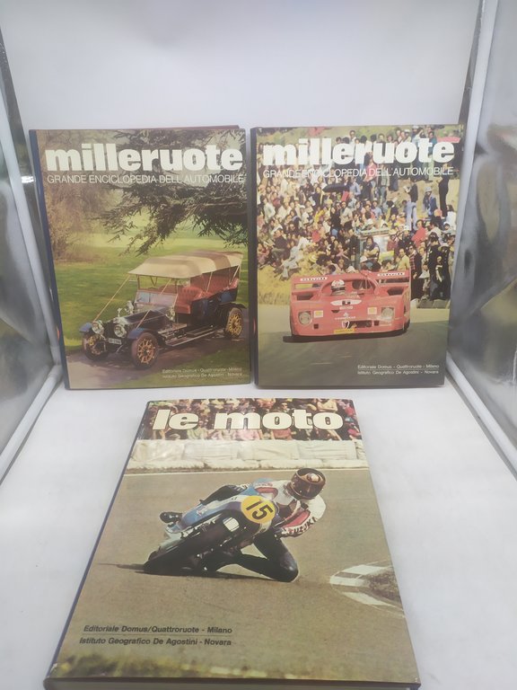 milleruote grande enciclopedia dell'automobile + le moto 11 volumi