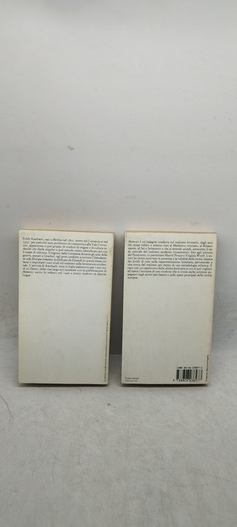 mimesis il realismo nella letteratura occidentale 2 volumi einaudi