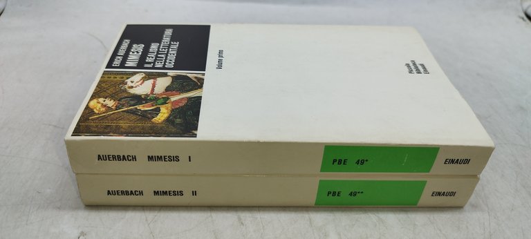 mimesis il realismo nella letteratura occidentale 2 volumi einaudi