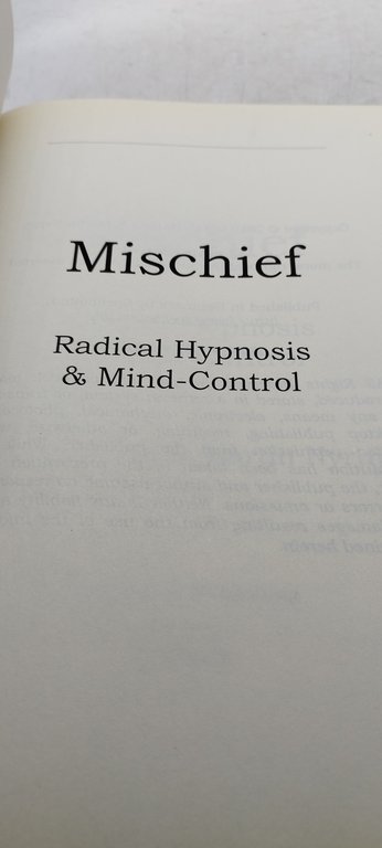 mischief radical hypnosis &amp; mind control harling &amp; nyrup