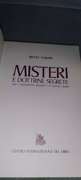 misteri e dottrine segrete dal trapassato remoto ai nostri giorni | Immagine Gallery 7