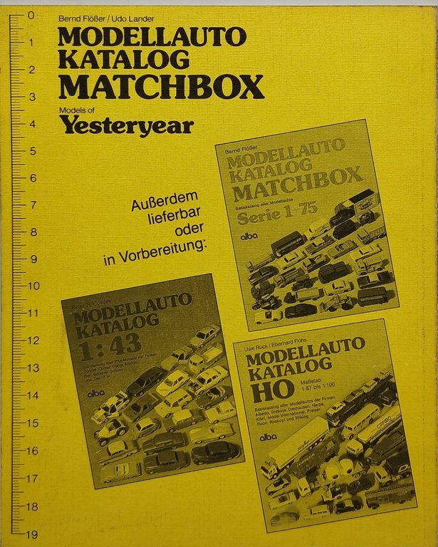 modellauto katalog matchbox model of yesteryear