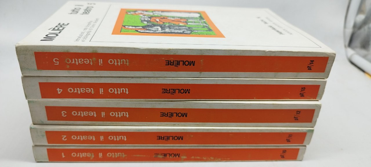 molière tutto il teatro 5 volumi