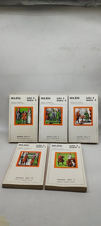 molière tutto il teatro 5 volumi