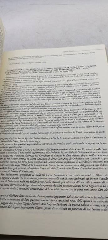 monografie orbassanesi