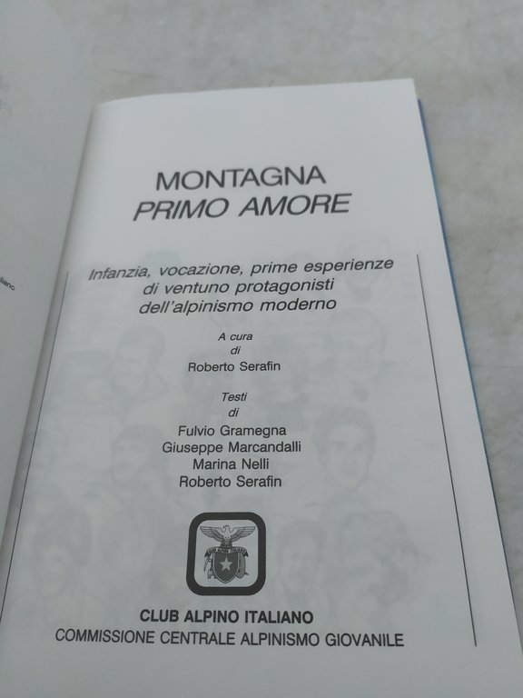 montagna primo amore club alpino italiano