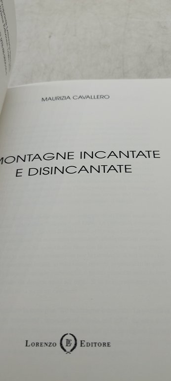 montagne incantate e disincantate