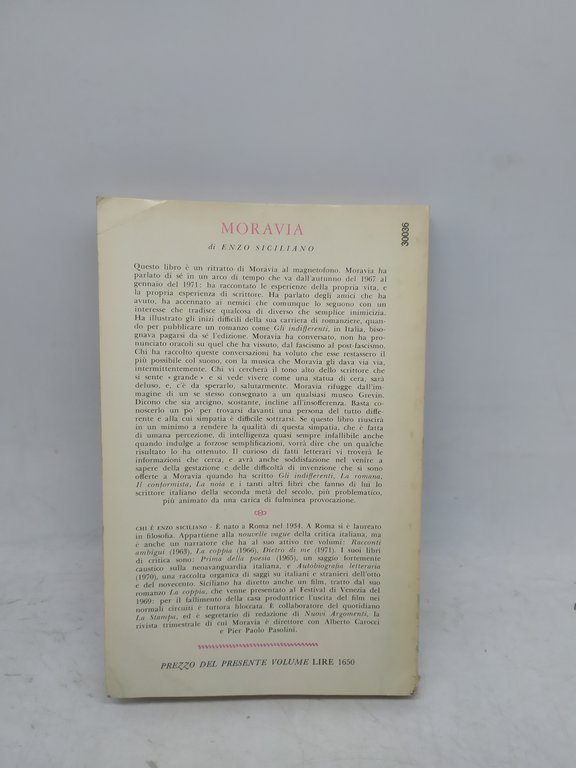 moravia di enzo siciliano longanesi
