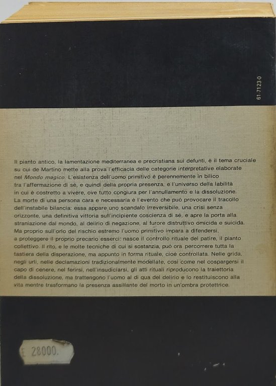 morte e pianto rituale dal lamento funebre antico al pianto …
