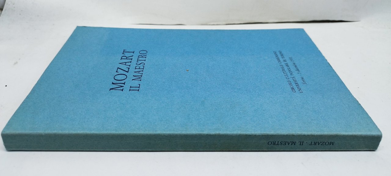 mozart il maestro copia numerata