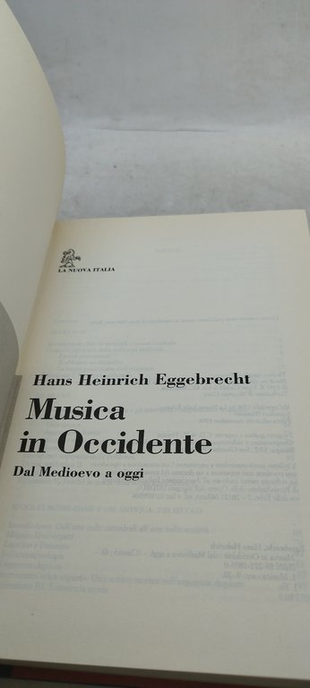 musica in occidente dal medioevo a oggi