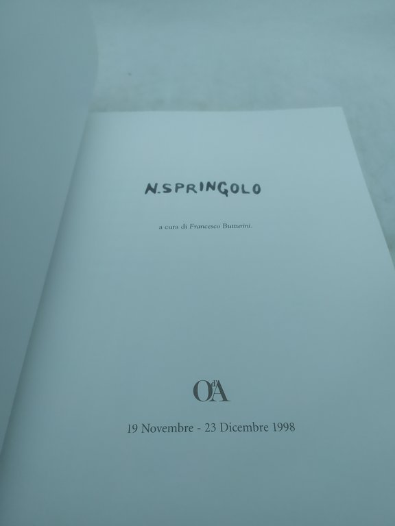 n.sprigolo francesco butturini 19 novembre 23 dicembre 1998