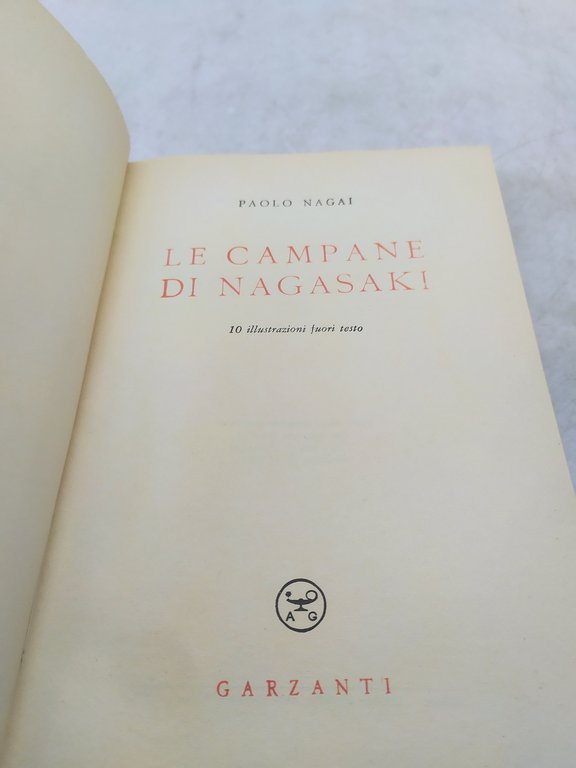 nagai le campane di nagasaki garzanti