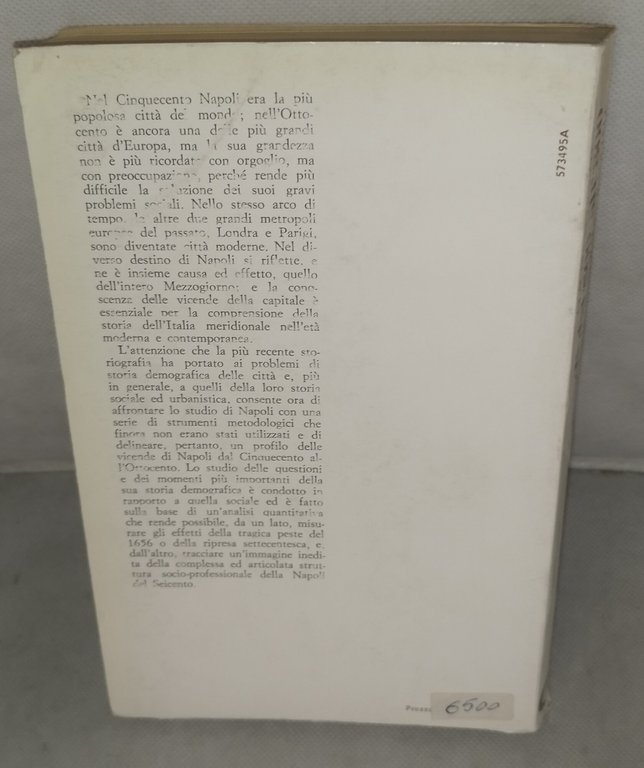 napoli dal 500 all'800 problemi di storia demografica e sociale | Immagine Gallery 2
