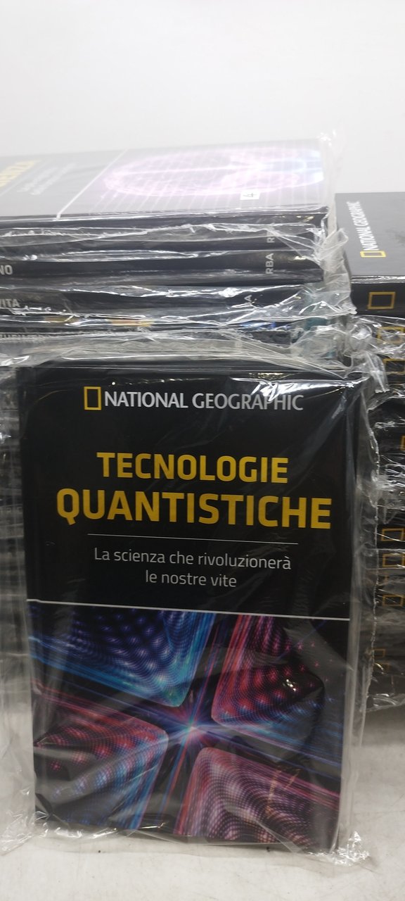 national geographic frontiere scienza 34 volumi chiusi in cellophane