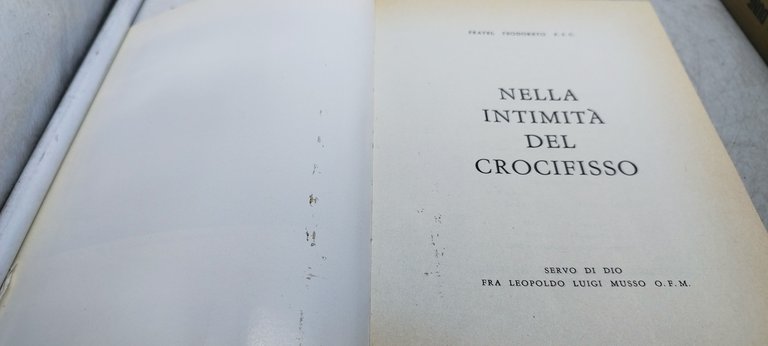 nella intimità del crocifisso