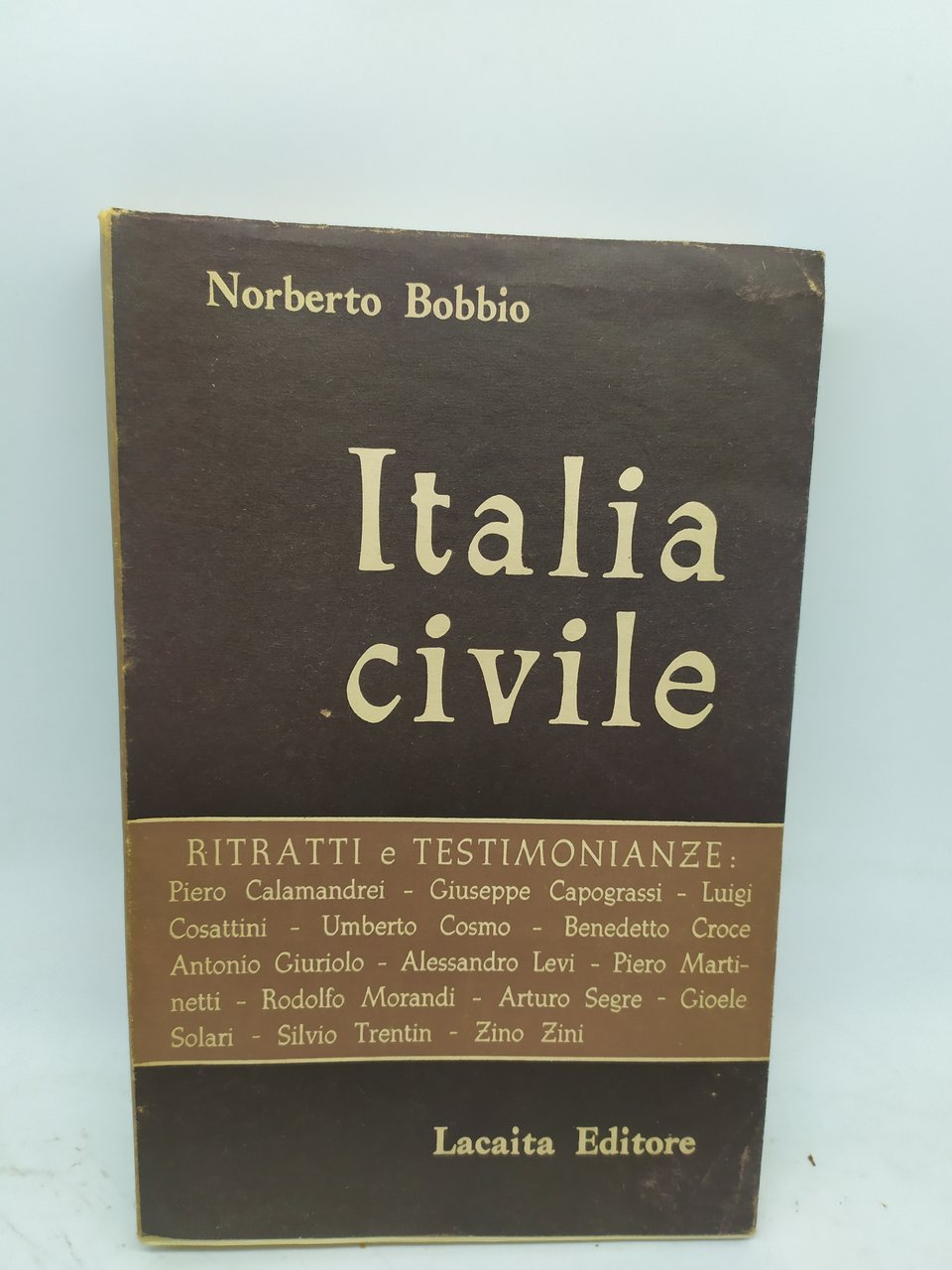 norberto bobbio italia civile lacaita editore