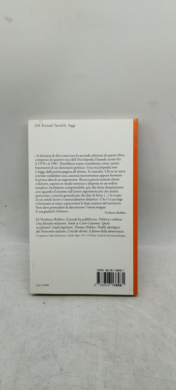 norberto bobbio stato governo società frammenti di un dizionario politico …