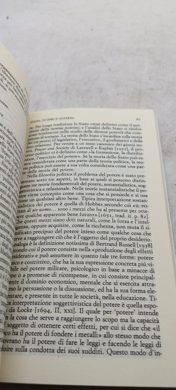 norberto bobbio stato governo società frammenti di un dizionario politico …