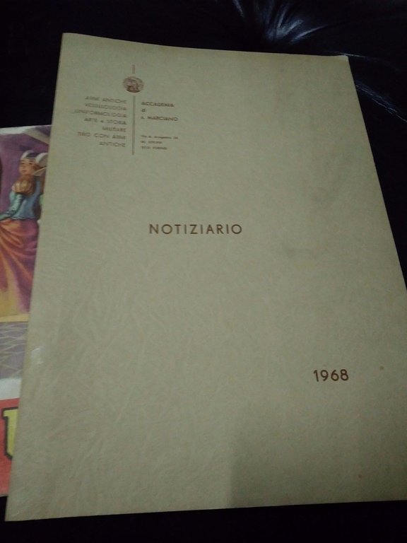 notiziario 1968 accademia di s.marciano armi antiche arte storia tiro …