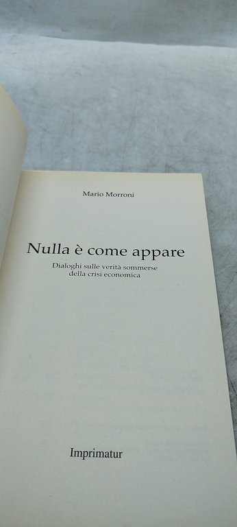 nulla è come appare dialoghi sulle verità sommerse della crisi …