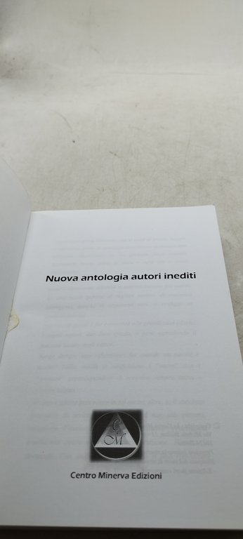 nuova antologia nuova antologia autori inediti
