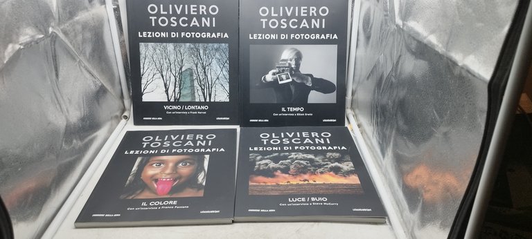 oliviero toscani lezioni di fotografia lotto 15 volumi corriere gazzetta