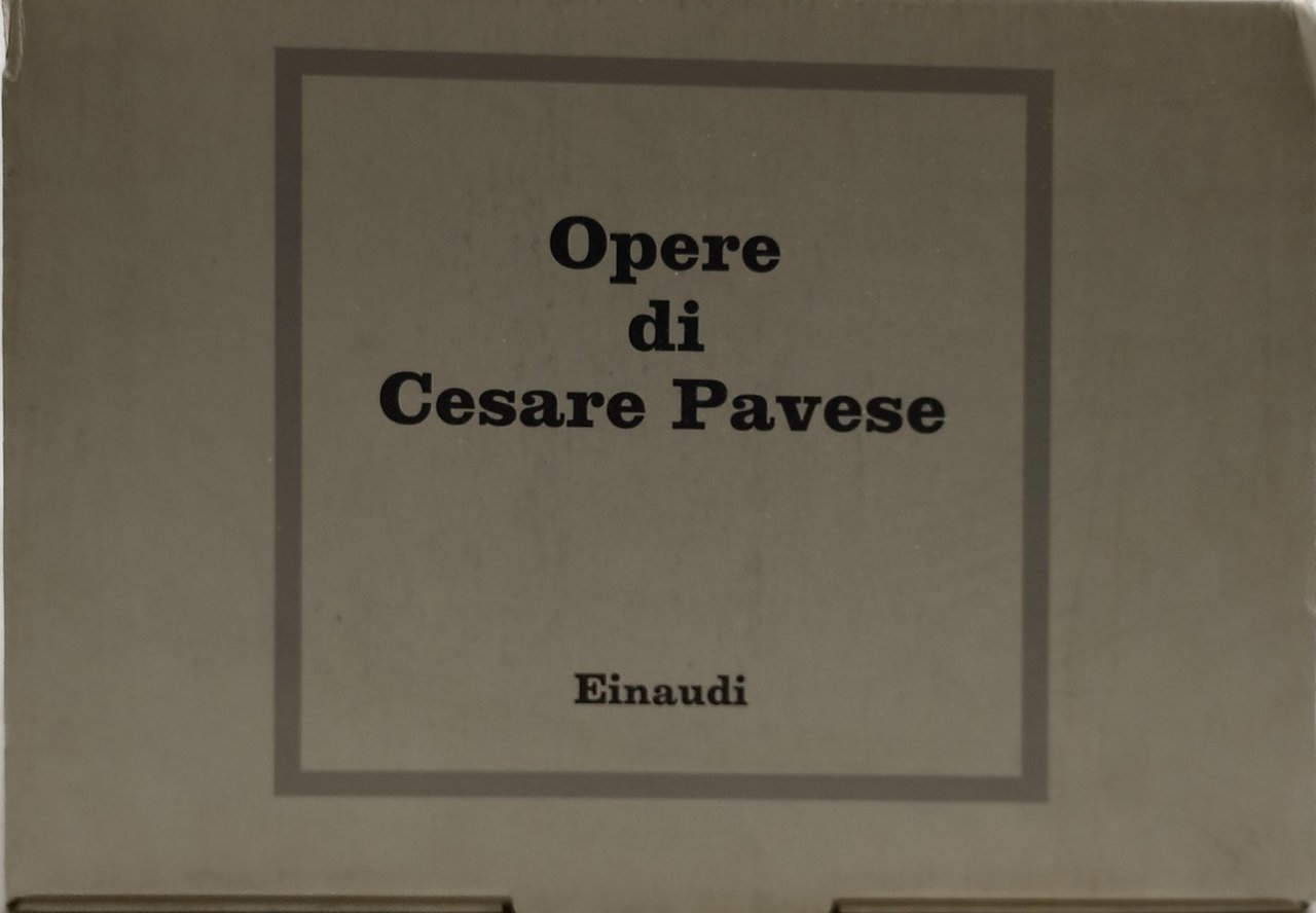 opere di cesare pavese einaudi 16 volumi