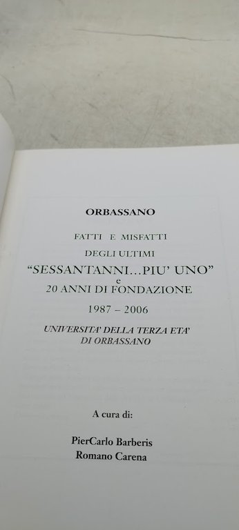 orbassano fatti e misfatti degli ultimi sessant'anni piu uno