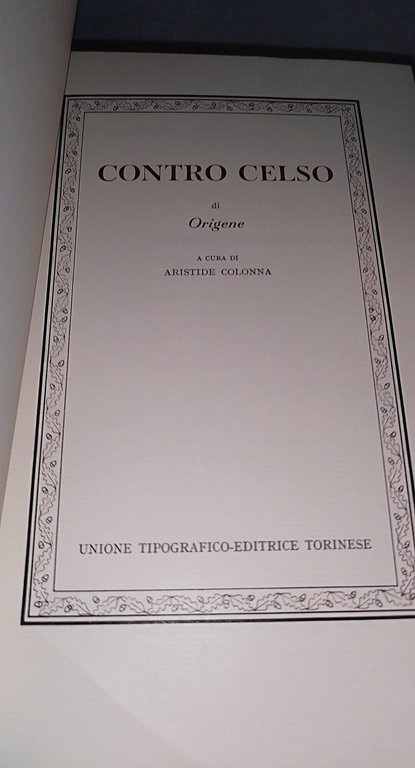 origene classici utet contro celso + i principi due volumi | Immagine Gallery 9