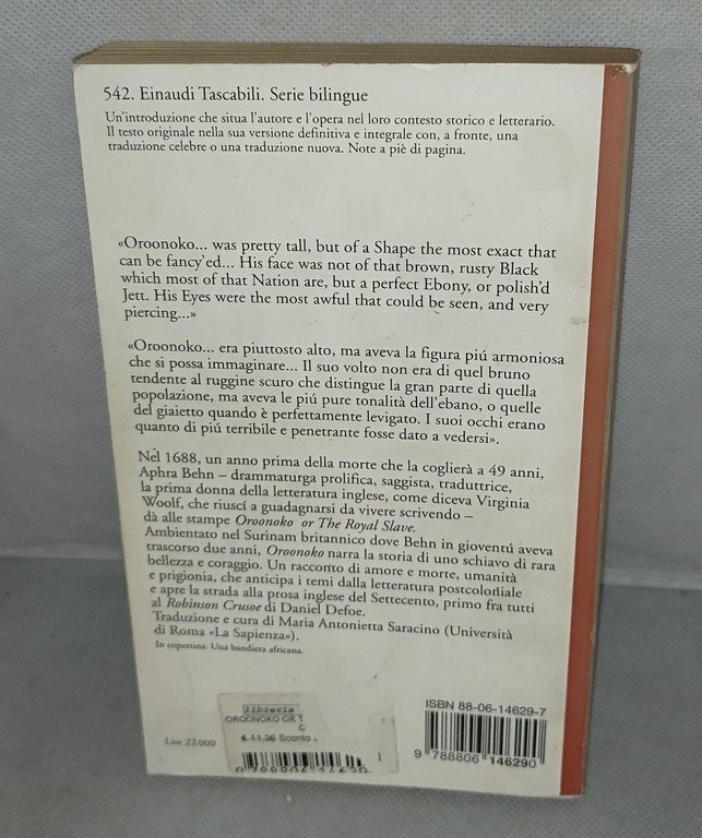 oroonoko schiavo di sangue reale | Immagine Gallery 3