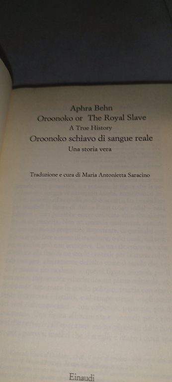 oroonoko schiavo di sangue reale | Immagine Gallery 4