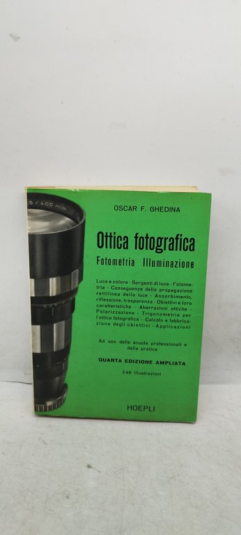 ottica fotografica fotometria illuminazione hoepli