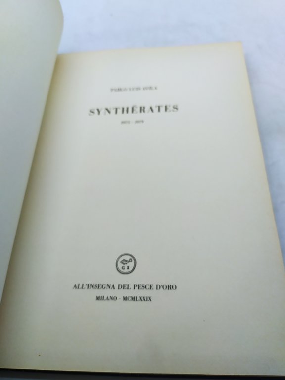 pablo luis avila synthèrates 1975-1979 prefazione di maria corti pesce …