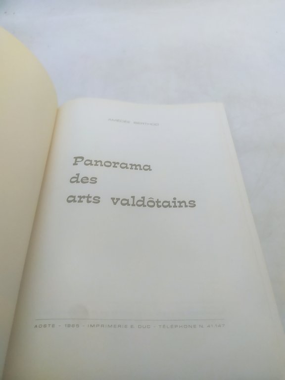 panorama des arts valdotains