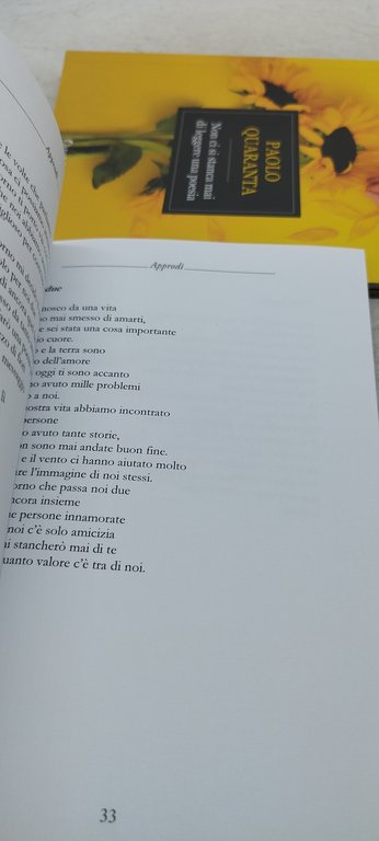 paolo quaranta non ci si stanca di leggere una poesia …