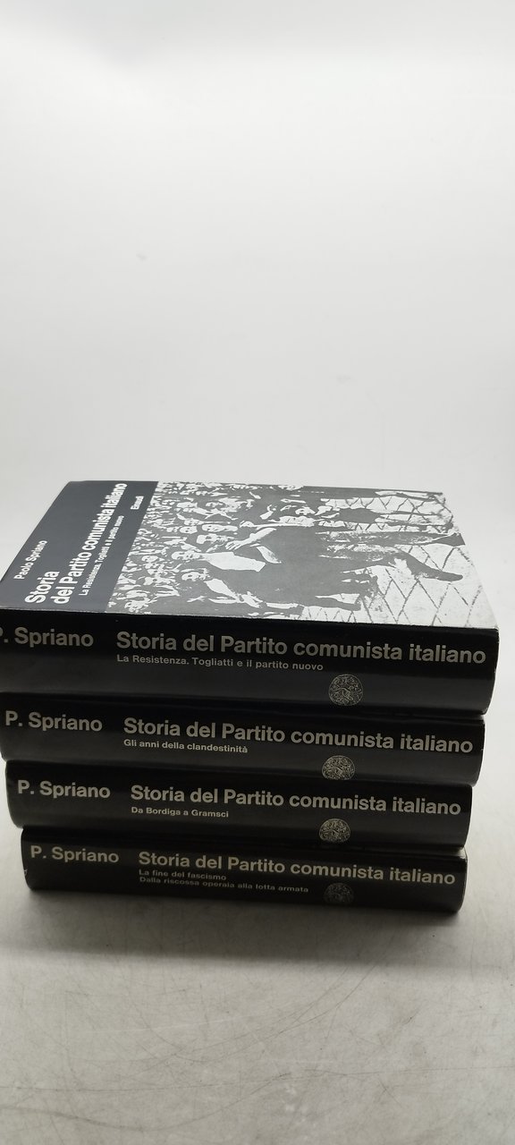 paolo spriano storia del partito comunista italiano 4 volumi einaudi