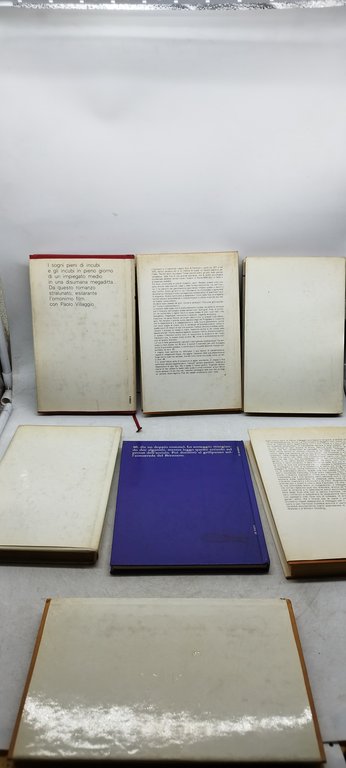 paolo villaggio 7 volumi rizzoli bompiani euruclub